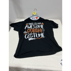 Men’s XL Port Co Short Sleeve Black T Shirt Halloween Theme